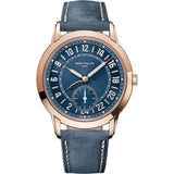 Patek Philippe Travel Time 5224R-001 Rose Gold 42mm Blue Dial