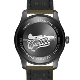 Breitling Aviator 8 Automatic 41 Black Steel Curtiss Warhawk M173152A1L1X1 Military Green Dial