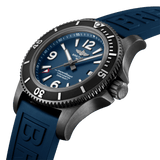Breitling Superocean Automatic 46 Black Steel M17368D71C1S1 Blue Dial