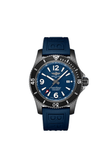 Breitling Superocean Automatic 46 Black Steel M17368D71C1S1 Blue Dial
