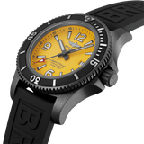 Breitling Superocean Automatic 46 Black Steel M17368D71I1S2 Yellow Dial