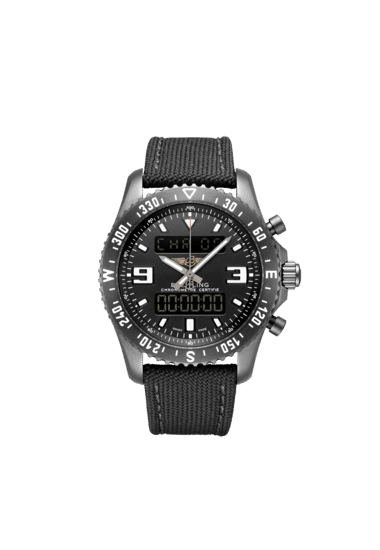 Breitling Chronospace Military Blacksteel M78367101B1W1 "Volcano" Black Dial 46mm