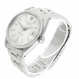 Rolex Oyster Perpetual Date 34mm Stainless Steel Ref. 1501 Silver-Tone Dial Vintage 1962