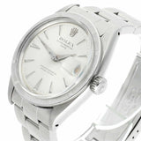 Rolex Oyster Perpetual Date 34mm Stainless Steel Ref. 1501 Silver-Tone Dial Vintage 1962