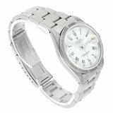 Rolex Oyster Perpetual Date 34mm Stainless Steel Reference 15010 White Roman Dial Circa 1988