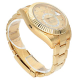 Rolex Sky-Dweller 42mm Yellow Gold Champagne Dial Oyster Bracelet 326938