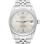 Rolex Datejust 31 Reference 68274 Silver Dial Stainless Steel with White Gold Bezel