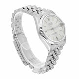 Rolex Datejust 31 Reference 68274 Silver Dial Stainless Steel Watch with White Gold Bezel