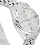Rolex Datejust 31 Reference 68274 Silver Dial Stainless Steel Watch with White Gold Bezel