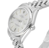 Rolex Datejust 31 Reference 68274 Silver Dial Stainless Steel Watch with White Gold Bezel