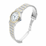Cartier Santos Ronde 29mm Octagon Gold Women's Watch with Diamond Bezel