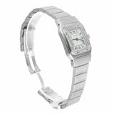 Cartier Santos Galbee 24mm Women's Watch Stainless Steel with Diamonds Ref. W20017D6