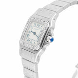 Cartier Santos Galbee 24mm Women's Watch Stainless Steel with Diamonds Ref. W20017D6