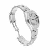Cartier Roadster W62016V3 Ladies 30mm Stainless Steel Watch with Diamond Bezel