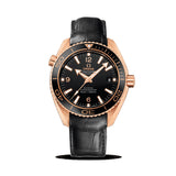 Omega Seamaster 232.63.42.21.01.001 Black Dial 42mm Leather Strap