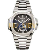 Patek Philippe Nautilus 5726/1A-001 40.5mm Stainless Steel Grey Dial Annual Calendar Moon Phase