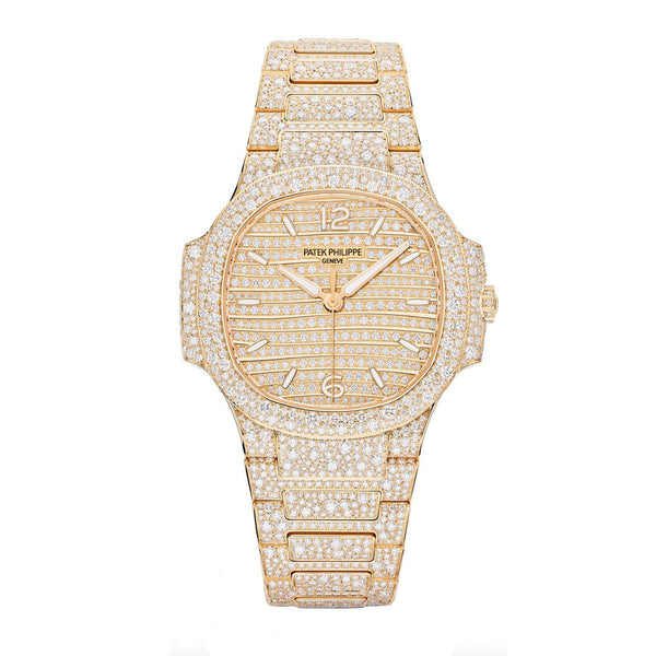 Patek Philippe Nautilus 7118/1450R-001 Rose Gold Diamond-Paved Watch 2022