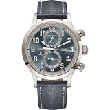 Patek Philippe Calatrava Pilot Travel Time Chronograph 5924G-001 42mm White Gold Blue-Gray Dial