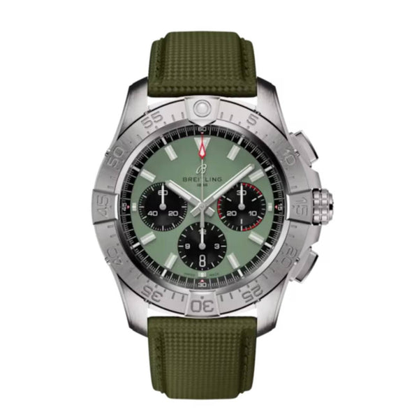 Breitling Avenger B01 Chronograph AB0147101L1X1 44mm Green Dial