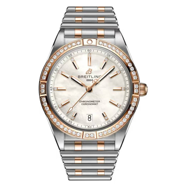 Breitling Chronomat U10380591A2U1 36mm Mother of Pearl Dial