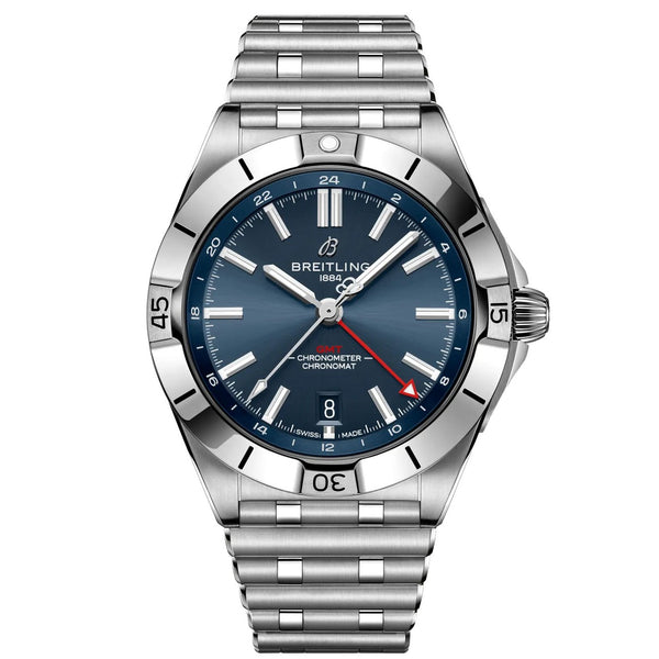 Breitling Chronomat GMT A32398101C1A1 40mm Blue Dial Stainless Steel