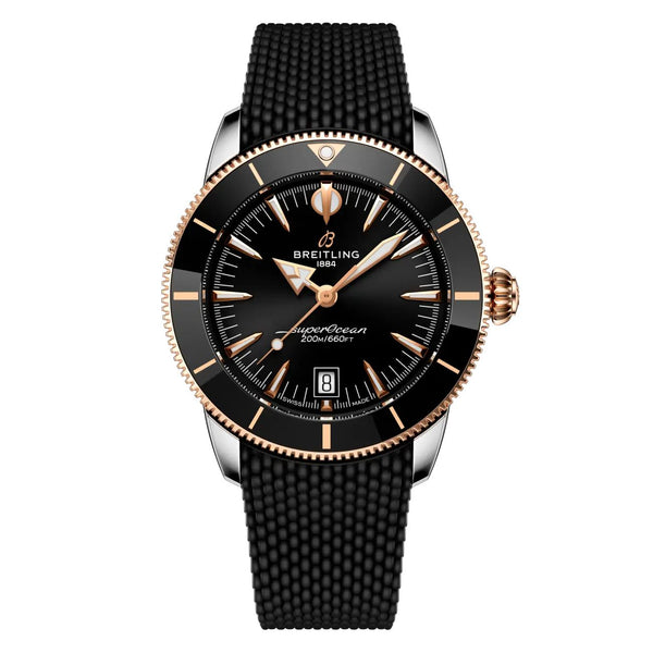 Breitling Superocean Heritage B31 UB3111241B1S1 42mm Black Dial Steel and 18k Red Gold