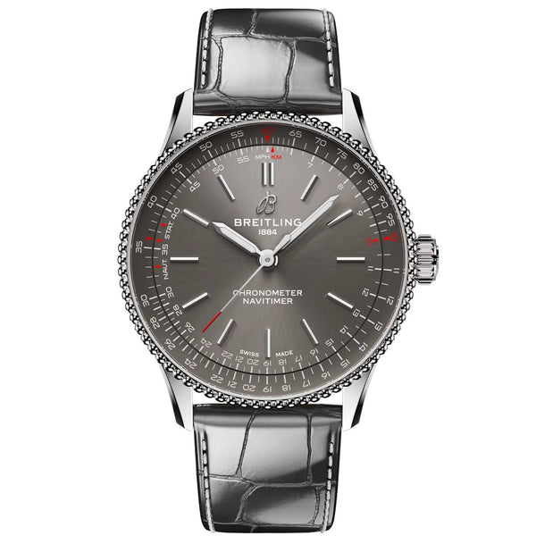 Breitling Navitimer A17327381B1P1 36mm Grey Dial Stainless Steel Watch 2024