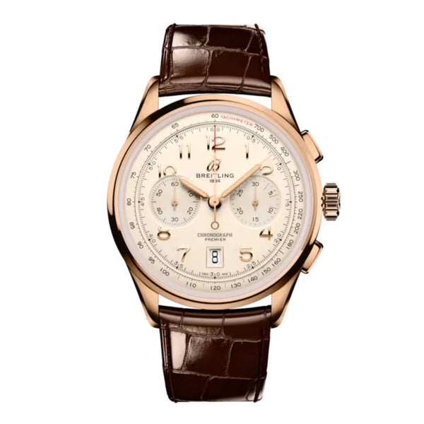 Breitling Premier B01 Chronograph RB0145371G1P1 42mm 18k Red Gold