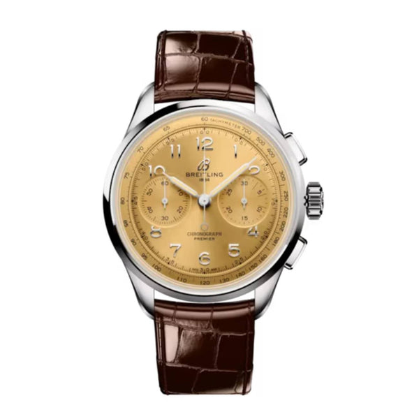 Breitling Premier B09 Chronograph AB0930F51H1P1 40mm Champagne Dial Stainless Steel