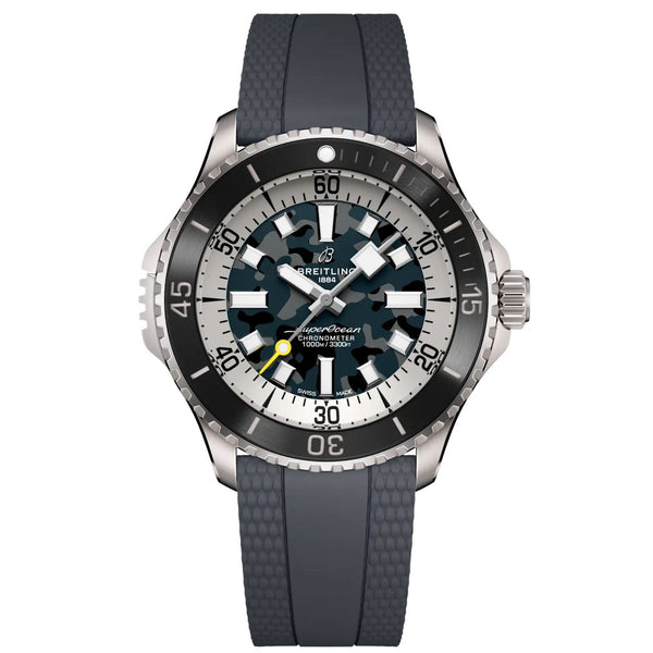 Breitling Superocean E10379351B1S1 46mm Titanium Black Dial Automatic Diver