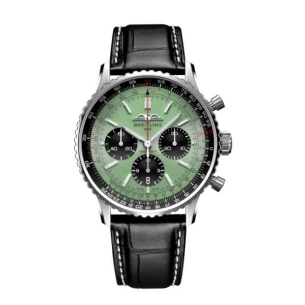 Breitling Navitimer B01 Chronograph AB0138241L1P1 43mm Mint Green Dial