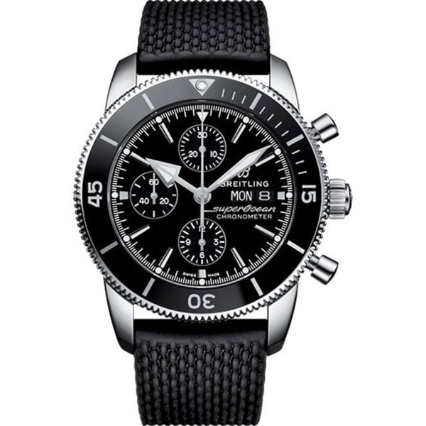 Breitling Superocean Heritage II A13313121B1S1 44mm Black Dial Chronograph