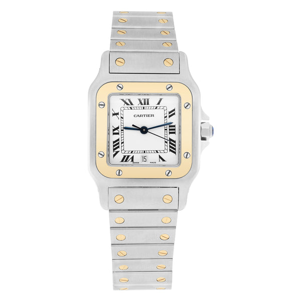 Cartier Santos Galbée W20011C4 29mm Two-Tone Ladies Watch