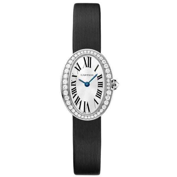Cartier Baignoire WB520027 25mm White Gold Diamond Watch