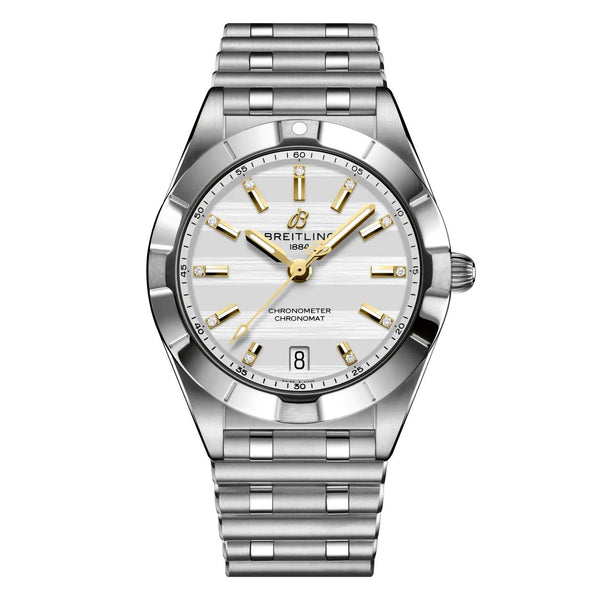 Breitling Chronomat Six Nations England A773105A1A1A1 32mm Stainless Steel Silver Dial