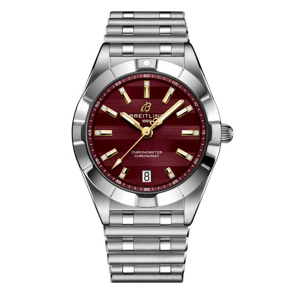 Breitling Chronomat A773108A1K1A1 32mm Red Dial Stainless Steel 2025