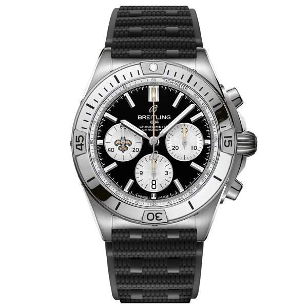 Breitling Chronomat B01 AB01342B1B4S1 42mm Black Dial Steel Watch
