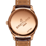 Breitling Premier Automatic 40 Reference R37340351G1P1 18k Rose Gold Silver Dial