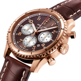 Breitling Aviator 8 B01 Chronograph 43 18k Rose Gold Bronze Dial RB0119131Q1P1