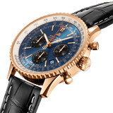 Breitling Navitimer B01 Chronograph 43 RB0121211C1P3 18k Rose Gold 43mm Blue Dial