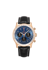 Breitling Navitimer B01 Chronograph 43 RB0121211C1P3 18k Rose Gold 43mm Blue Dial