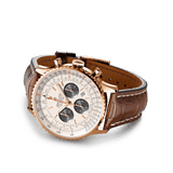 Breitling Navitimer B01 Chronograph 46 RB0127121G1P2 18K Rose Gold Silver Dial 46mm