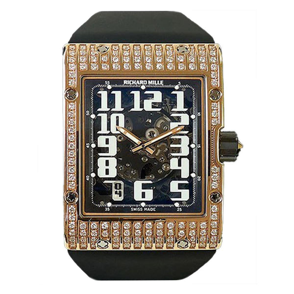 Richard Mille RM 016 Ultra Flat Rose Gold with Full Diamond Case