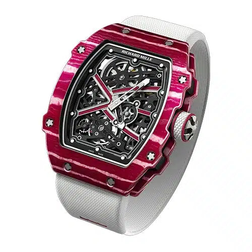 Richard Mille RM 67-02 High Jump Purple & White Carbon TPT Automatic Watch