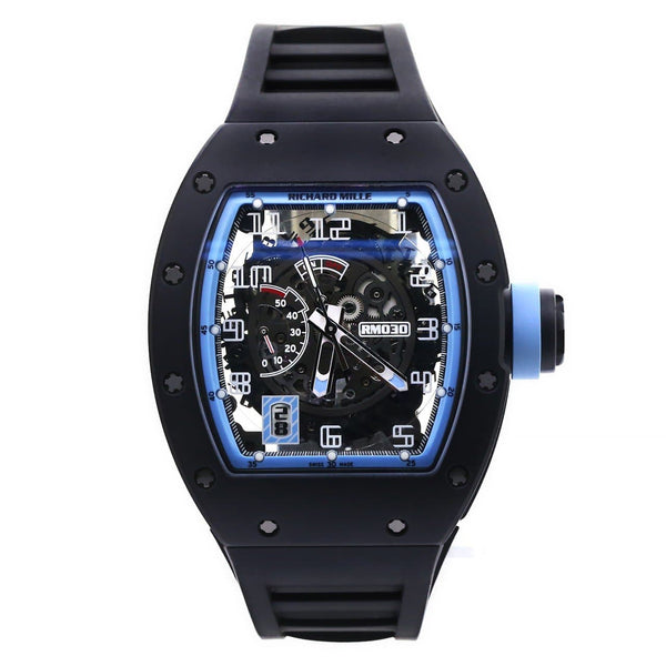 Richard Mille RM030 Argentina Black DLC Carbon Skeleton Watch