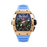 Richard Mille RM 11-02 Flyback Chronograph Dual Time Zone GMT in Rose Gold and Titanium