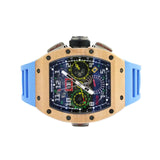 Richard Mille RM 11-02 Flyback Chronograph Dual Time Zone GMT in Rose Gold and Titanium