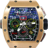 Richard Mille RM 11-02 Flyback Chronograph Dual Time Zone GMT in Rose Gold and Titanium