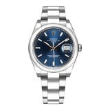 Rolex Oyster Perpetual 34mm Blue Dial Stainless Steel – Reference 115200-0007