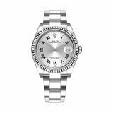 Rolex Oyster Perpetual 115234-SLVRSO Silver Roman Dial 34mm